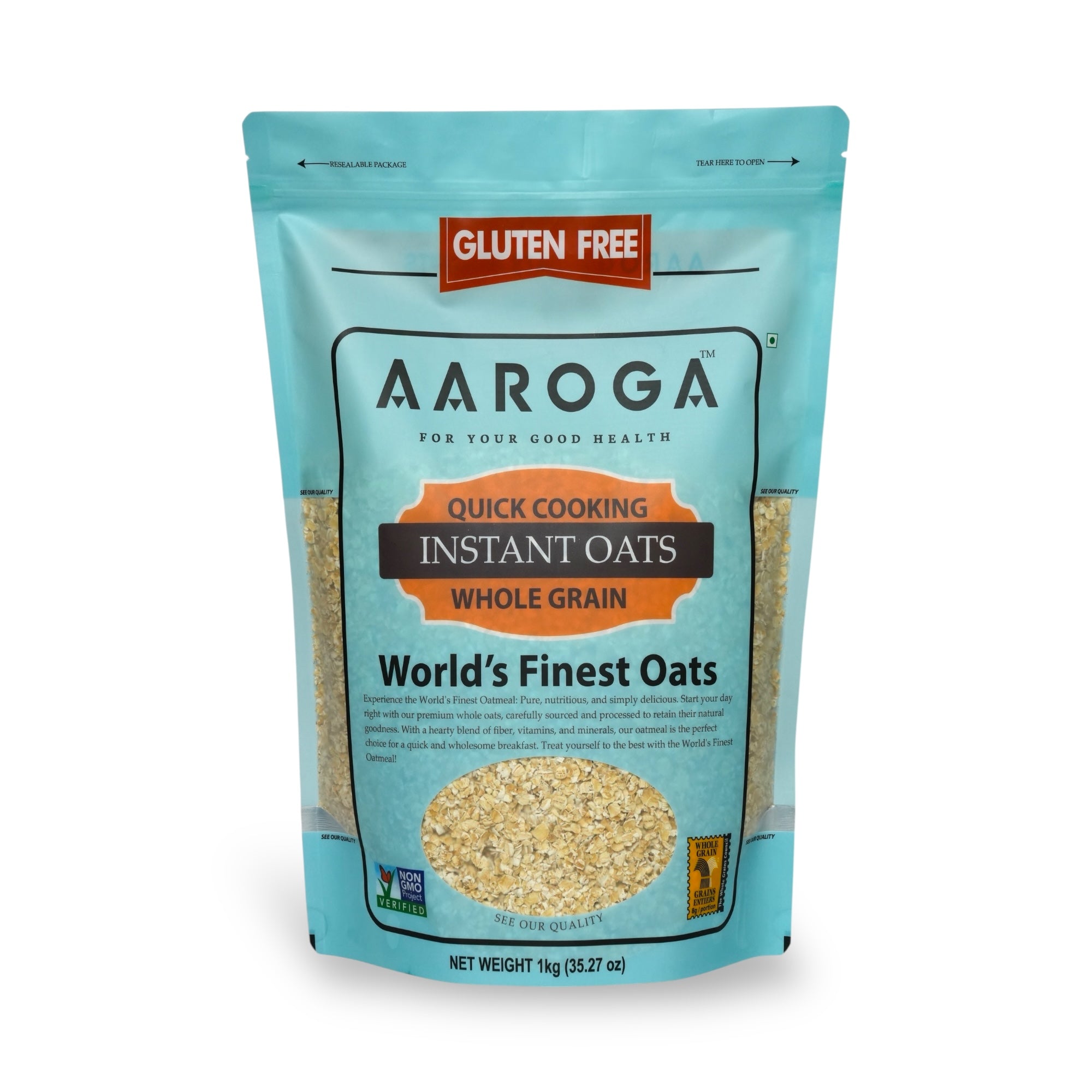 Aaroga Quick Cooking Instant Oats (1 KG)