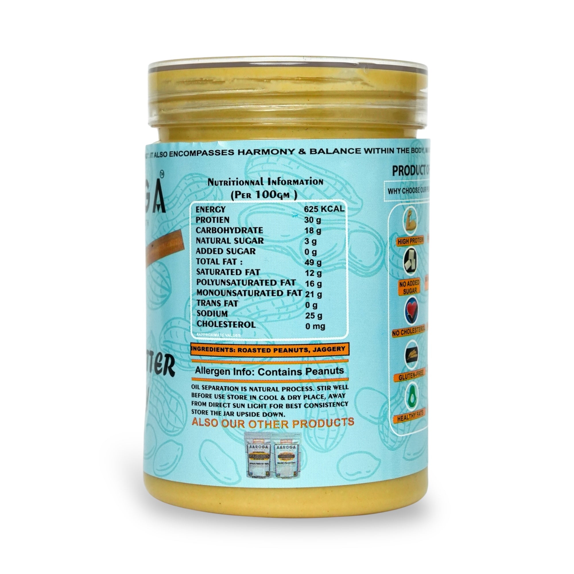 Aaroga Peanut Butter Creamy (400g)